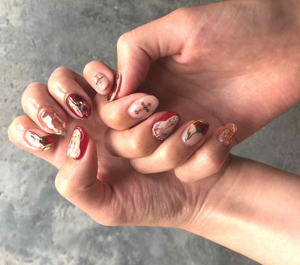 ルージュ ピュールクチュール ヴェルニ ウォーターステイン/YVES SAINT LAURENT BEAUTE/口紅を使ったクチコミ(4枚目)