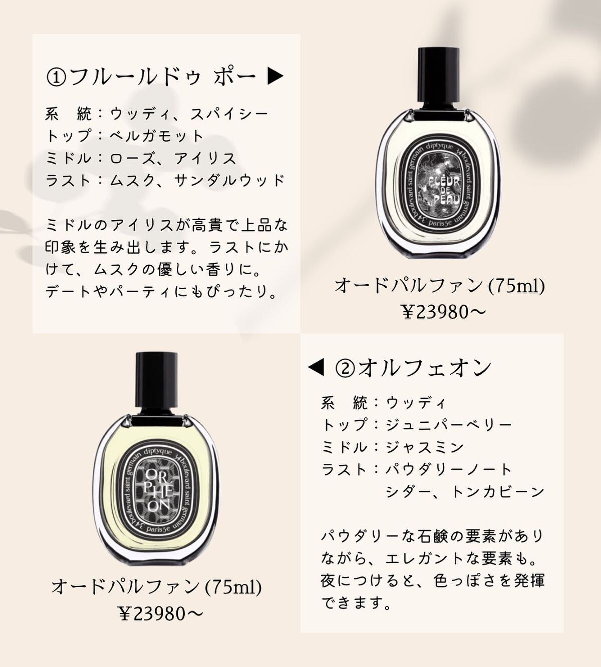 【最終値下げ】並行輸入品 ディプティック diptyque オルフェオン 香水