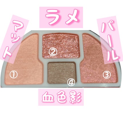 プランぷくコーデアイズ/キャンメイク/パウダーアイシャドウを使ったクチコミ(2枚目)