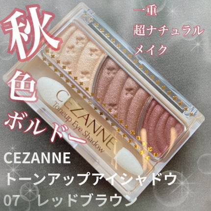 トーンアップアイシャドウ/CEZANNE/アイシャドウパレットを使ったクチコミ(1枚目)