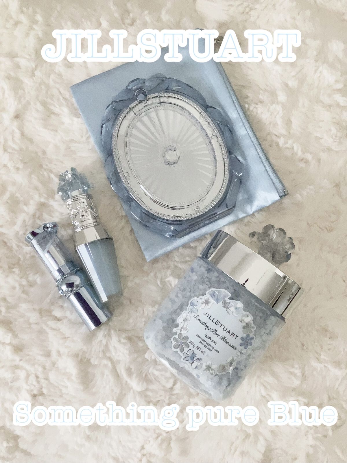 JILL STUART SomethingPureBlue コンパクトミラー 数量限定 ジルスチュアート ギフト JILLSTUART サムシングピュア