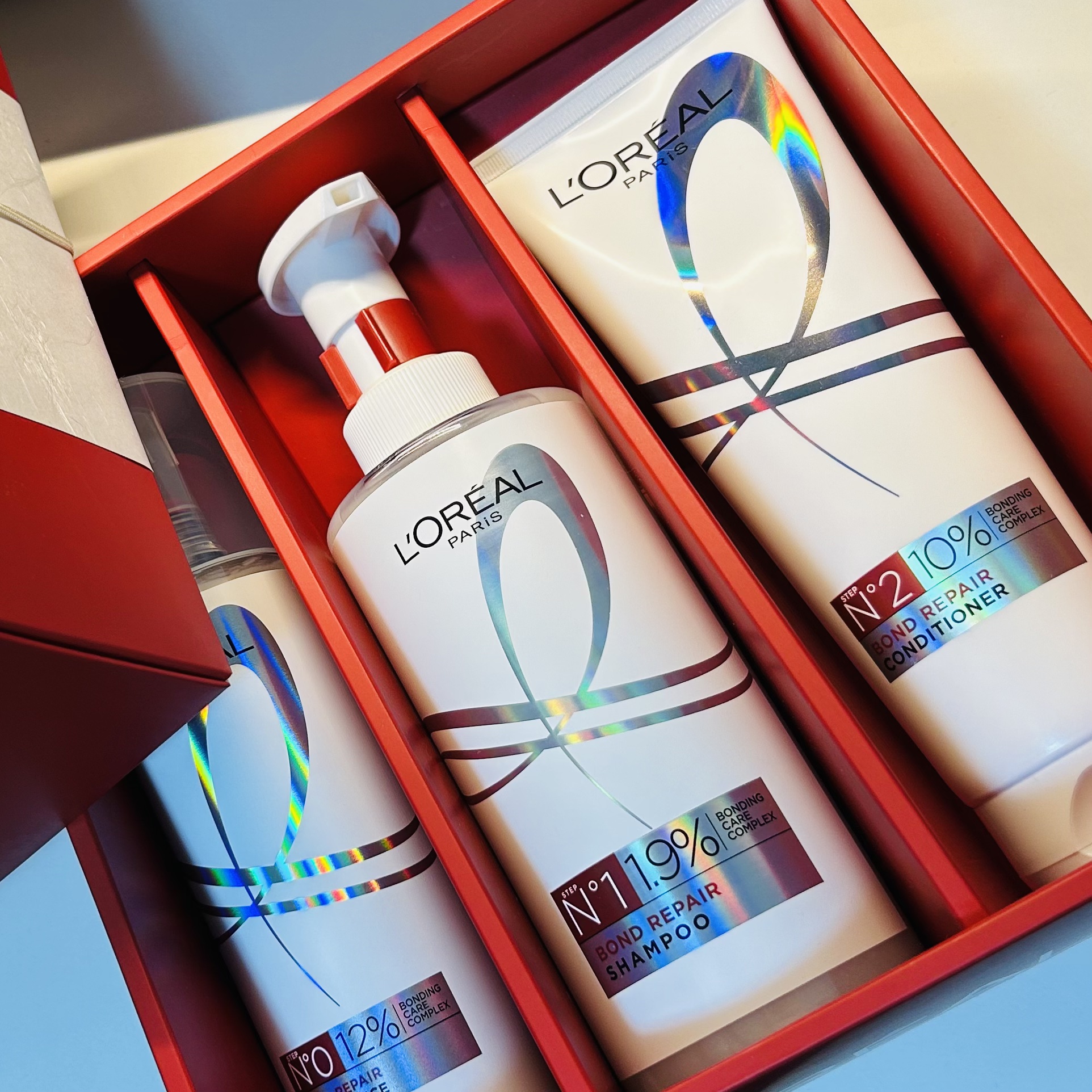 ロレアル パリ ボンド リペア シャンプー／コンディショナー/ロレアル パリ/市販シャンプーを使ったクチコミ（1枚目）