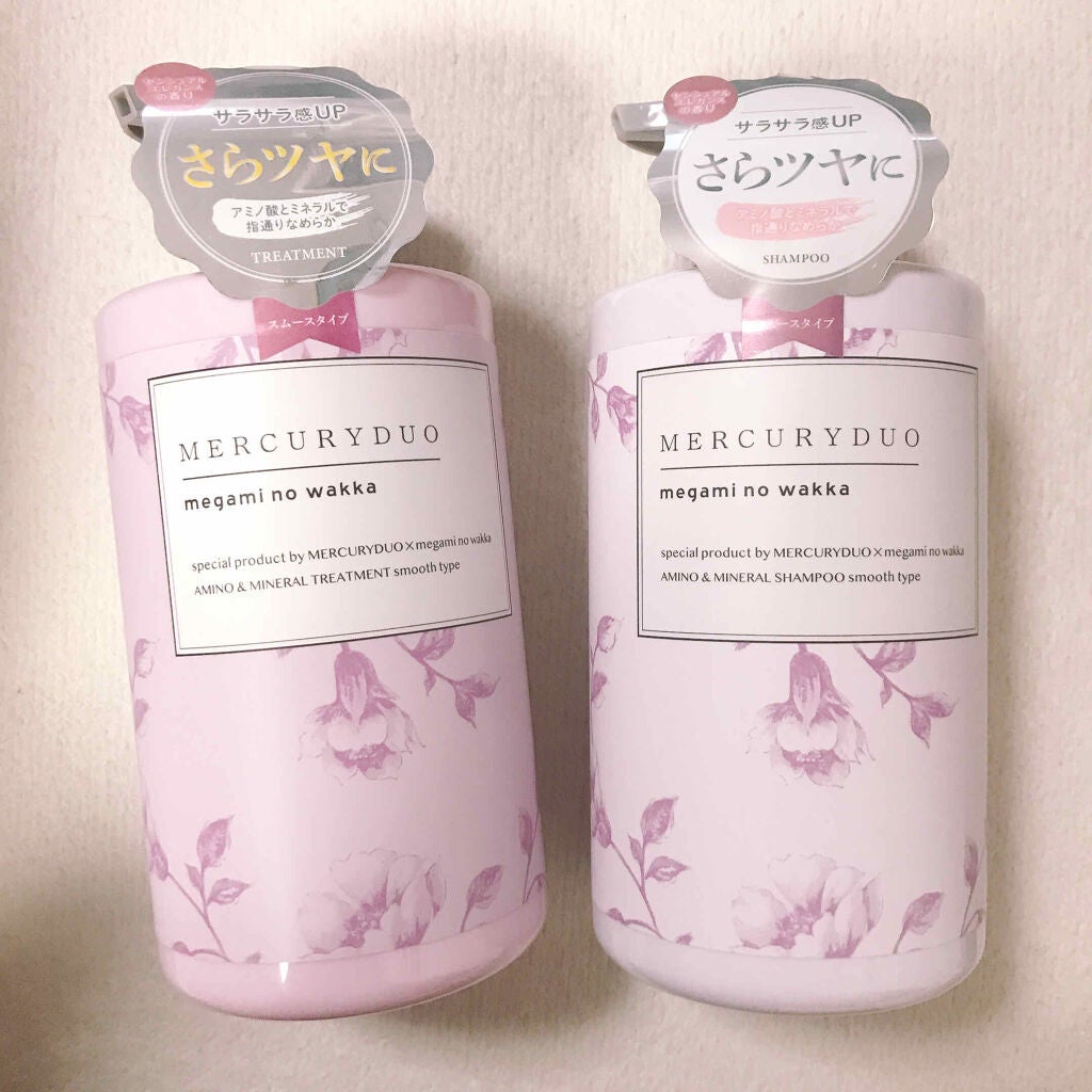 MERCURYDUO シャンプー【スムース】・トリートメント【スムース】/R&/市販シャンプーを使ったクチコミ(1枚目)