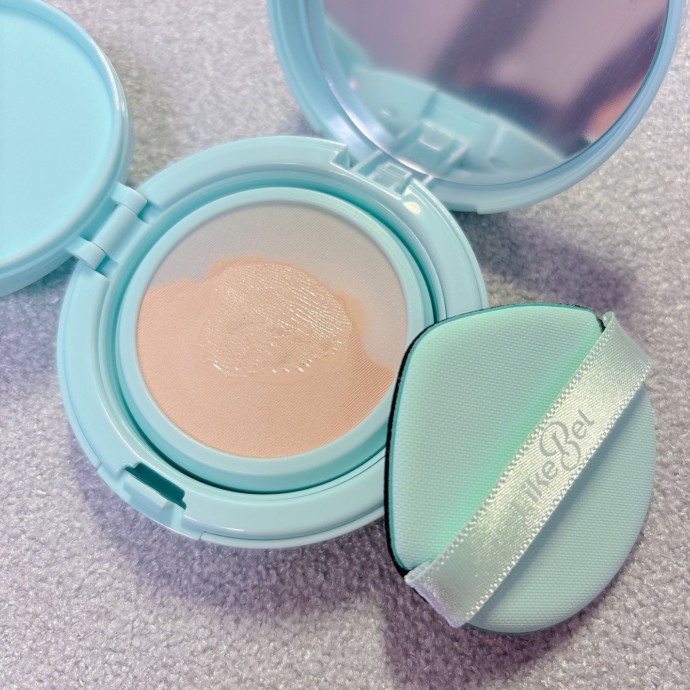 Glow me mesh cushion /Likebel/クッションファンデーションを使ったクチコミ(3枚目)