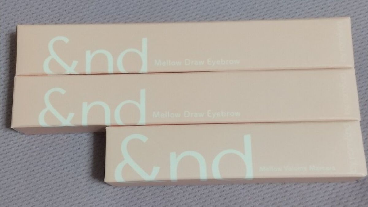 メロウドローアイブロウ GR01 トープ/&nd by rom&nd/アイブロウペンシルを使ったクチコミ（1枚目）