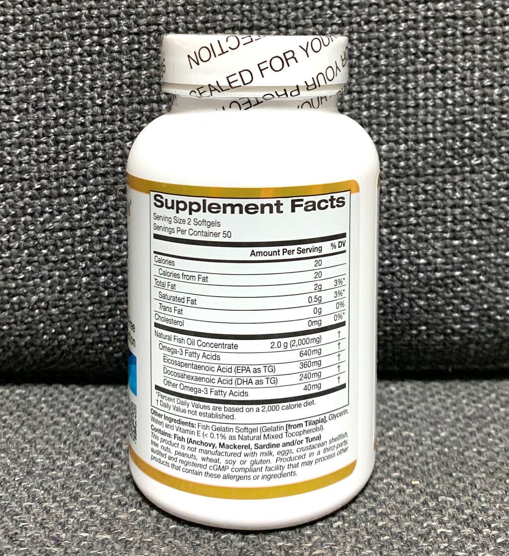 オメガ-3 プレミアムフィッシュオイル/CALIFORNIA GOLD NUTRITION/健康サプリメントを使ったクチコミ(9枚目)