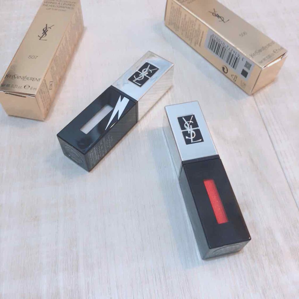 ルージュ ピュールクチュール ヴェルニ ザ ホログラフィックス/YVES SAINT LAURENT BEAUTE/口紅を使ったクチコミ（1枚目）