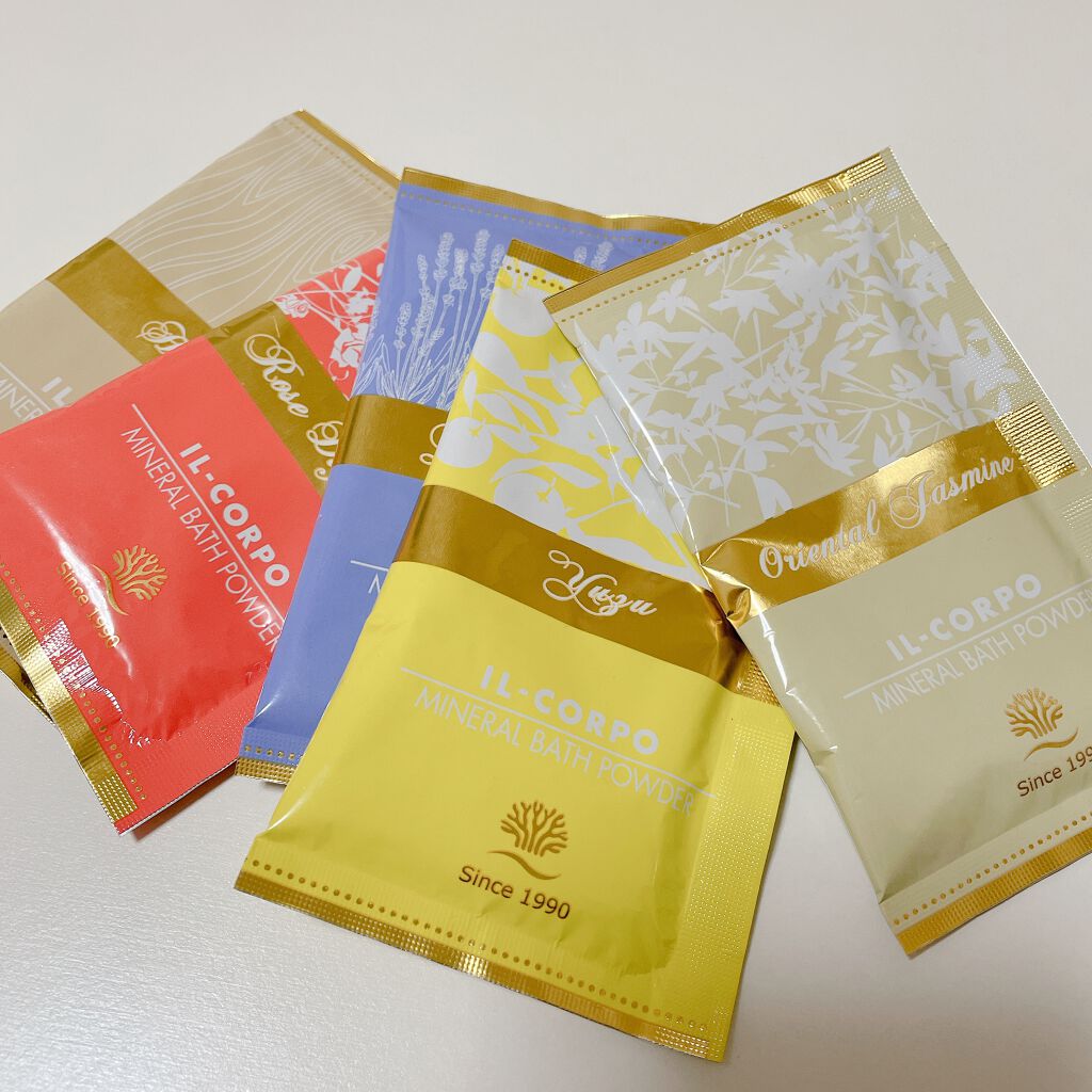 ミネラルバスパウダー グリーティングギフト/イルコルポ/入浴剤セットを使ったクチコミ(1枚目)