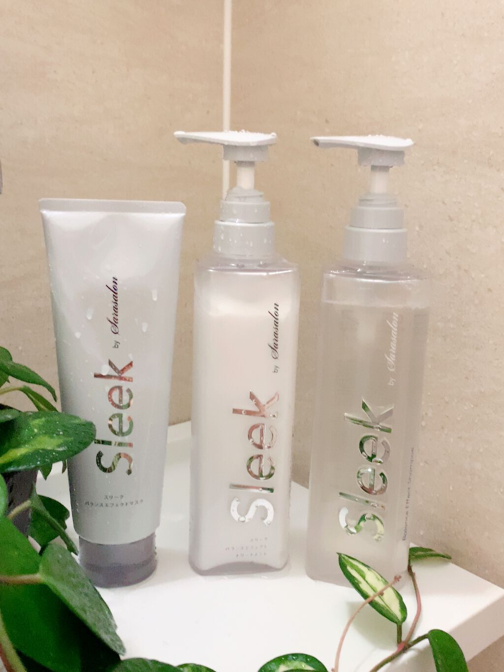 バランスエフェクトシャンプー／トリートメント/スリーク by サラサロン/市販シャンプーを使ったクチコミ（1枚目）