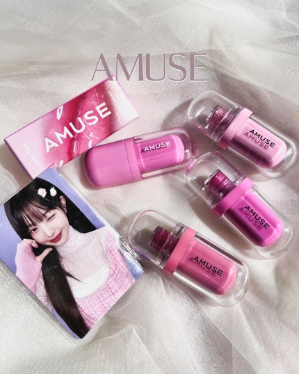 ジェルフィットティント/AMUSE/リップティントを使ったクチコミ(1枚目)