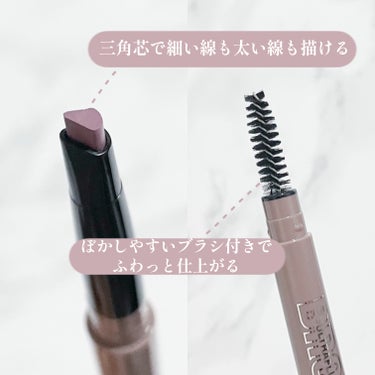 ファッションブロウ パウダーインペンシル N/MAYBELLINE NEW YORK/アイブロウペンシルを使ったクチコミ（3枚目）