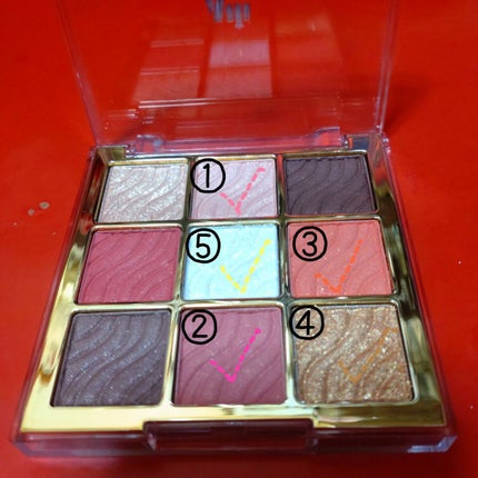 ソフトクレイビームアイシャドウパレット/AMIOK/ジェル・クリームアイシャドウを使ったクチコミ(2枚目)