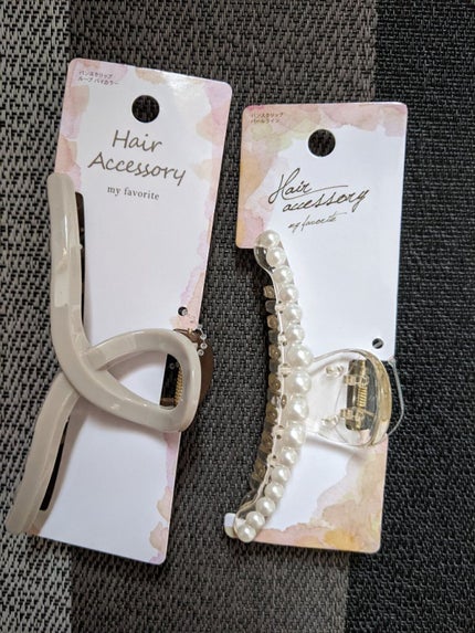 ヘアアクセサリー/セリア/ヘアアクセサリーを使ったクチコミ(4枚目)