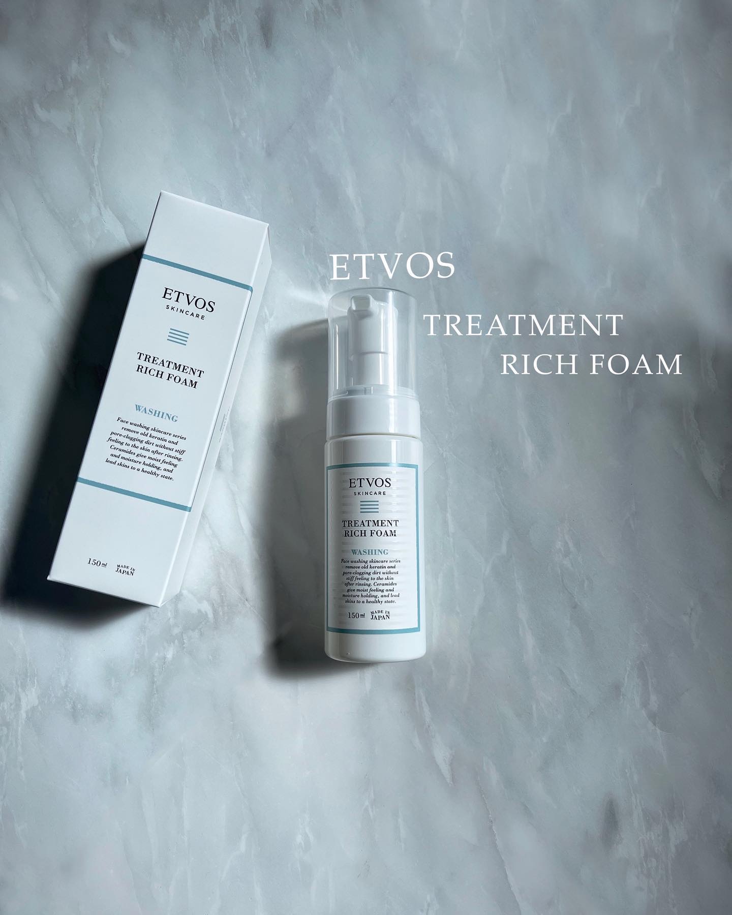 トリートメントリッチフォーム/エトヴォス/泡洗顔を使ったクチコミ（1枚目）