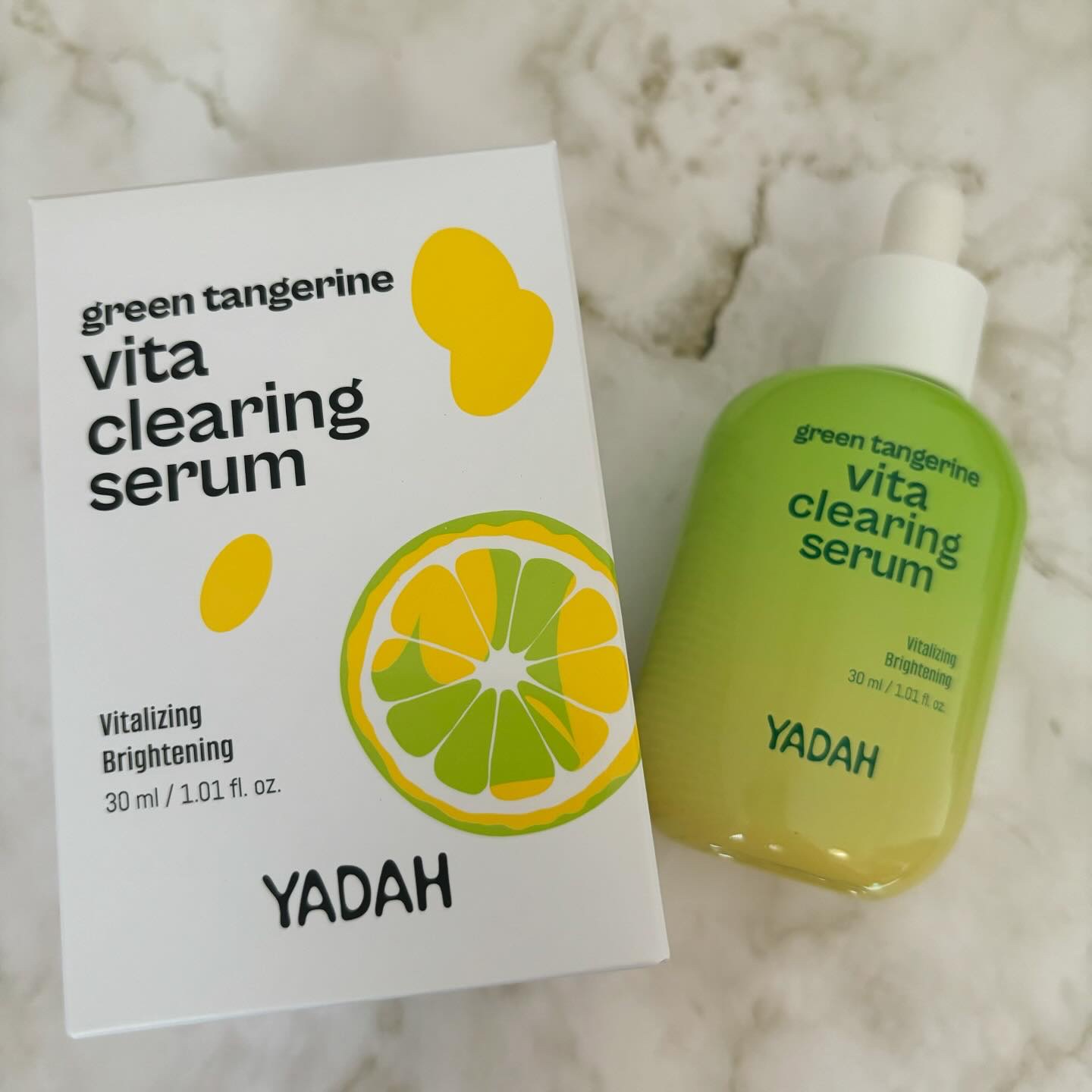青みかんビタセラム/YADAH/美容液を使ったクチコミ（1枚目）