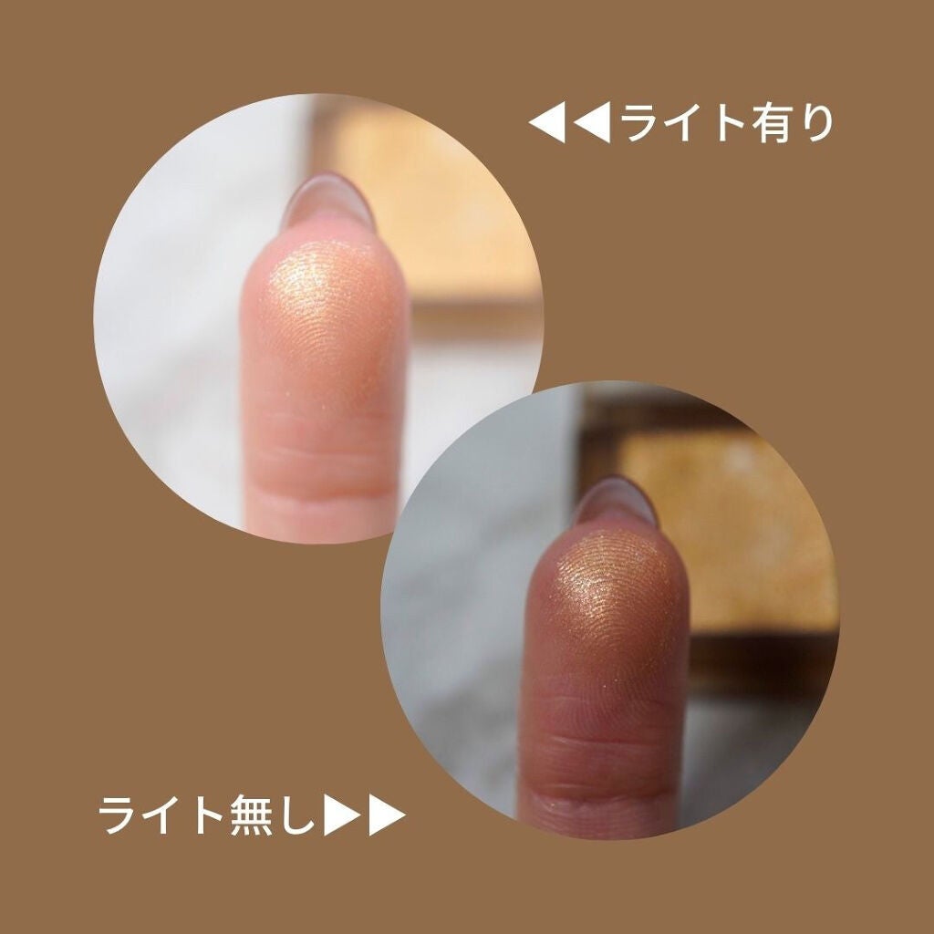 single eye color/la peau de gem./単色アイシャドウを使ったクチコミ(2枚目)