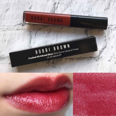 クラッシュドオイル インフューズド グロス/BOBBI BROWN/リップグロスを使ったクチコミ（1枚目）