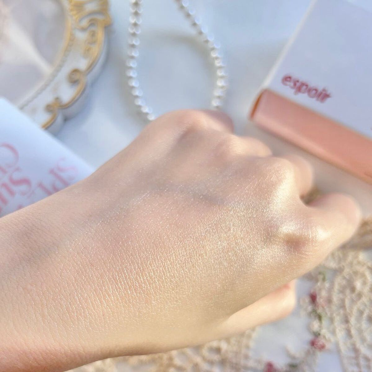 ウォータースプラッシュサンクリーム セラミド/espoir/日焼け止めクリームを使ったクチコミ(3枚目)