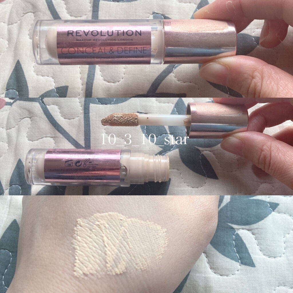 コンシール&ディファイン コンシーラー/MAKEUP REVOLUTION/リキッドコンシーラーを使ったクチコミ(1枚目)