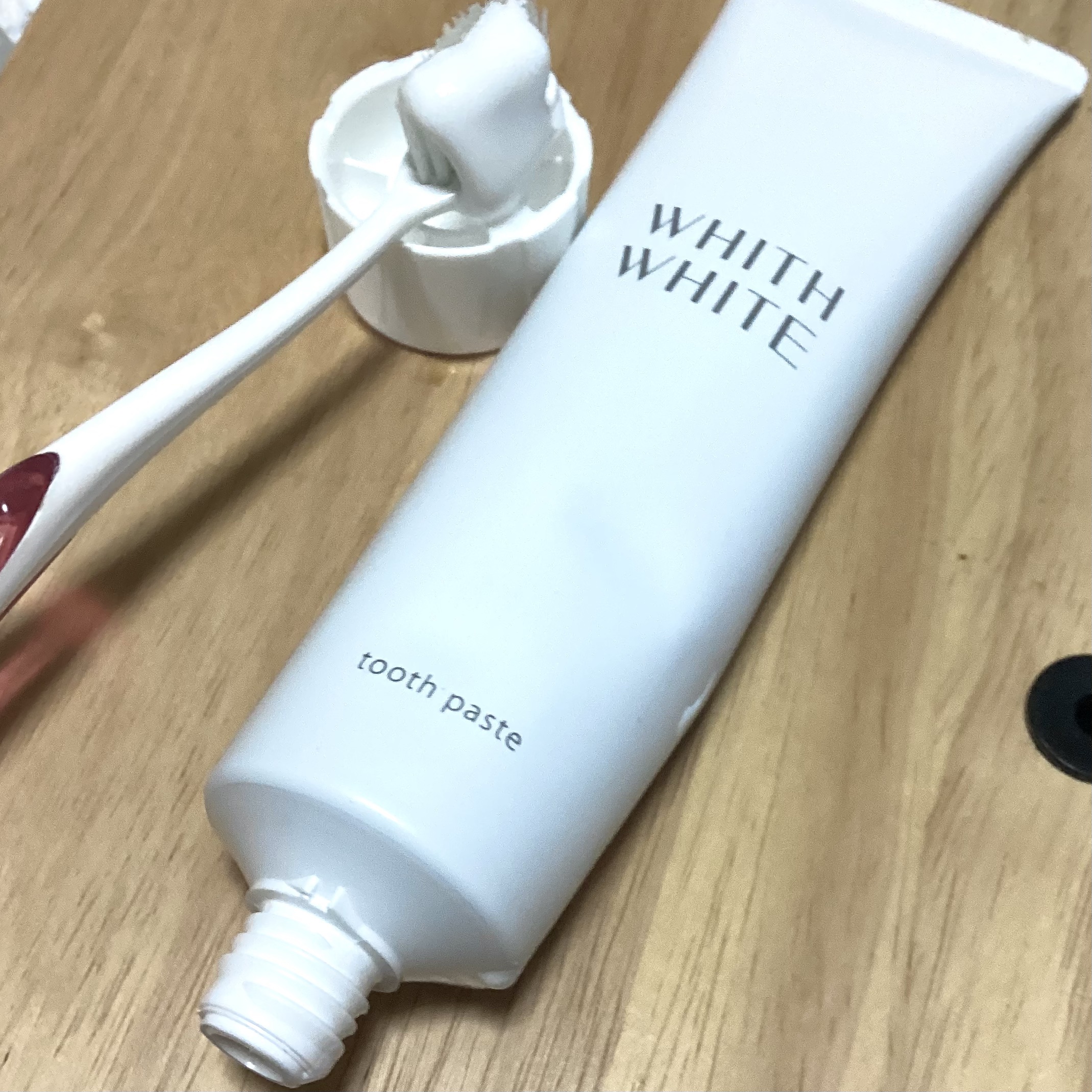 歯磨き粉/WHITH WHITE/歯磨き粉を使ったクチコミ（3枚目）