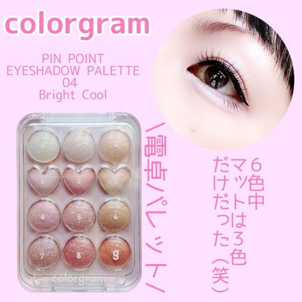 目元チュートリアルアイパレット/Colorgram/アイシャドウパレットを使ったクチコミ(1枚目)