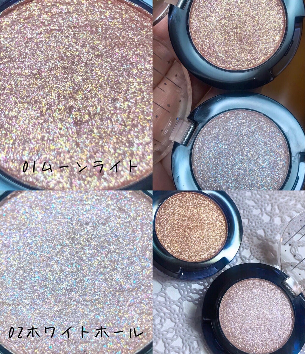 グリッター シャドウ カラー/rom&nd/グリッターを使ったクチコミ(3枚目)