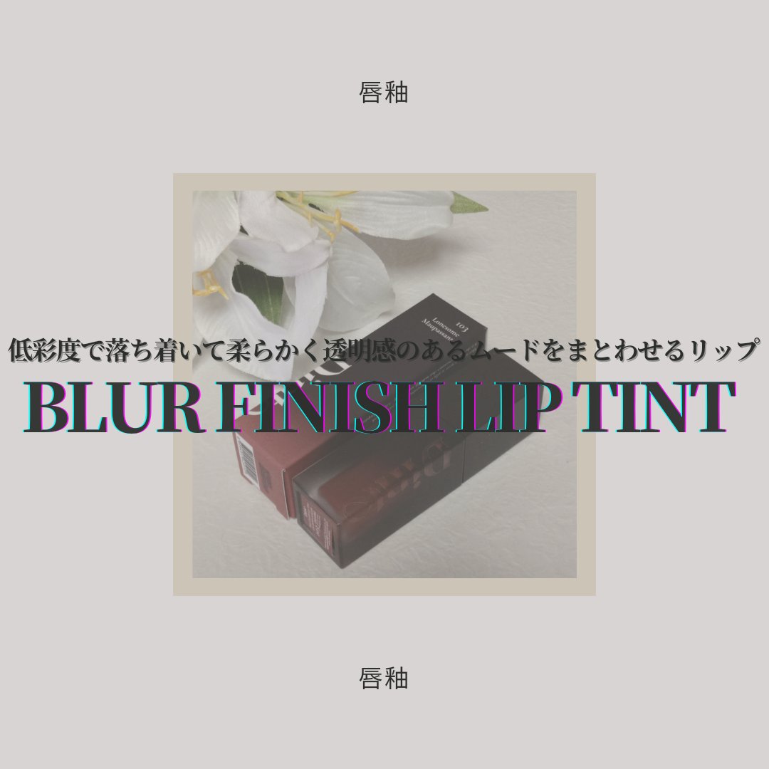 ブラーフィニシュリップティント/Dinto/リップティントを使ったクチコミ（1枚目）
