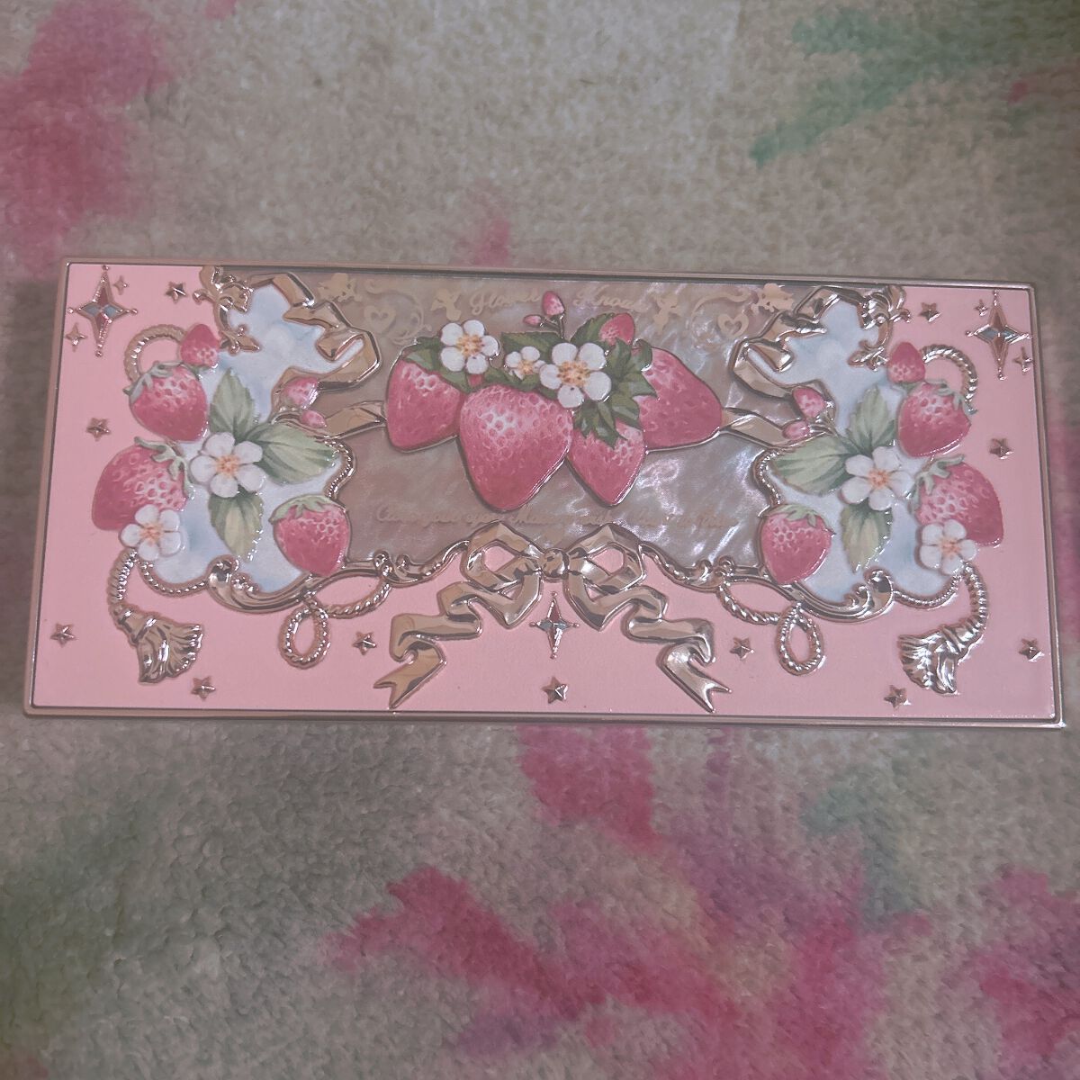 ストロベリーロココ アイシャドウパレット 04 シャンミスティローズ/FlowerKnows/アイシャドウパレットを使ったクチコミ（3枚目）