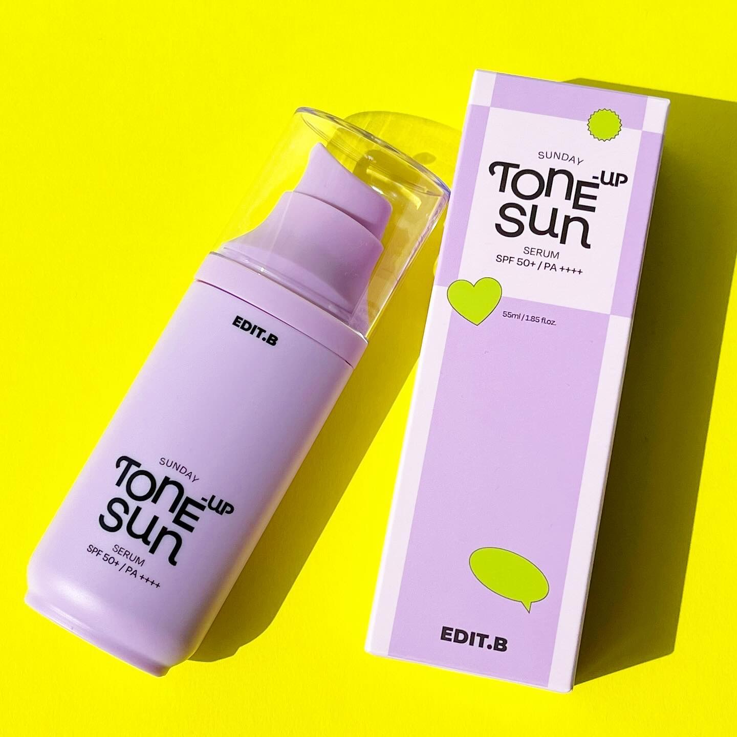 サンデートーンアップサンセラム/EDIT.B/美容液を使ったクチコミ（1枚目）