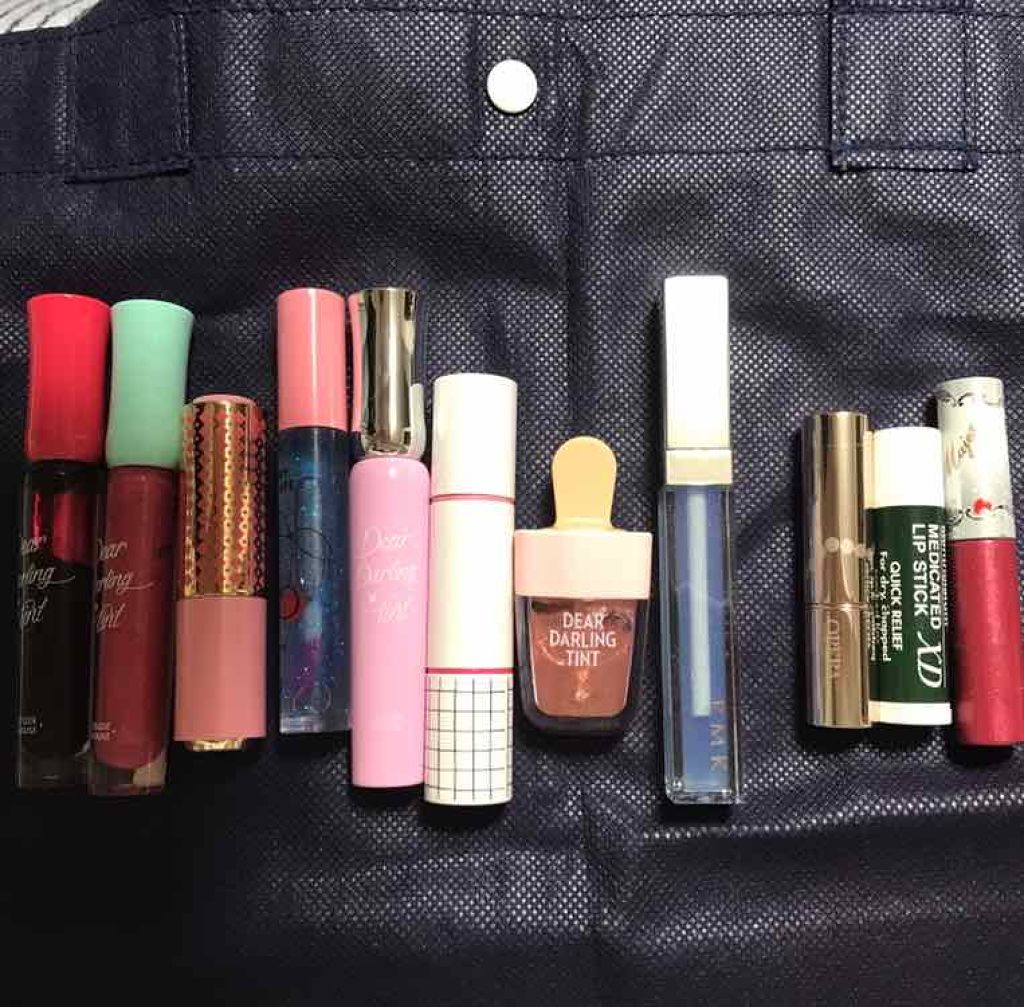 ディアダーリン ウォータージェルティント （アイスティント）/ETUDE/口紅を使ったクチコミ（1枚目）