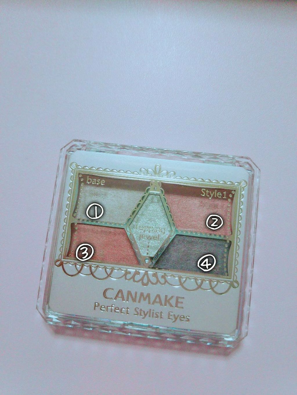 【旧品】パーフェクトスタイリストアイズ/キャンメイク/アイシャドウパレットを使ったクチコミ(2枚目)