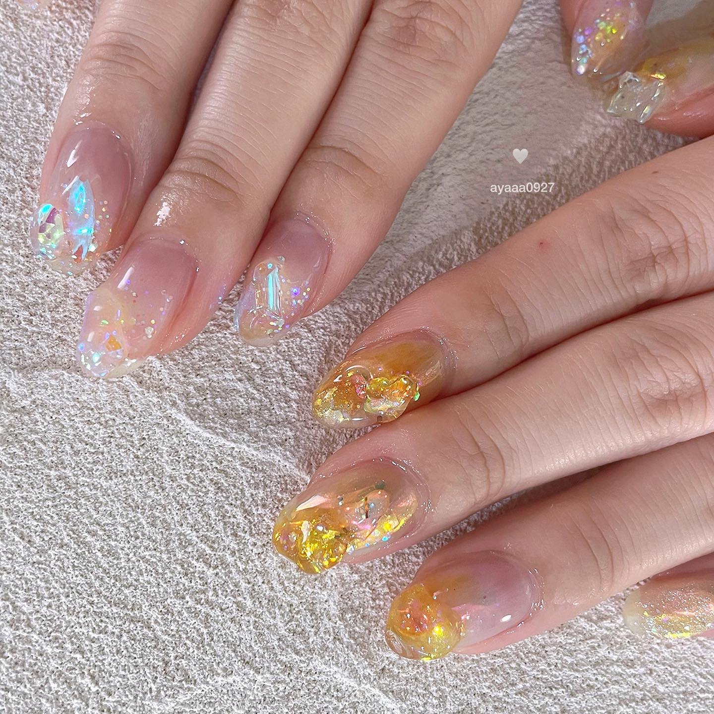 #うるうるネイル,#ぷっくりネイル,#ぷくぷくネイル,#はちみつネイルのネイルデザイン