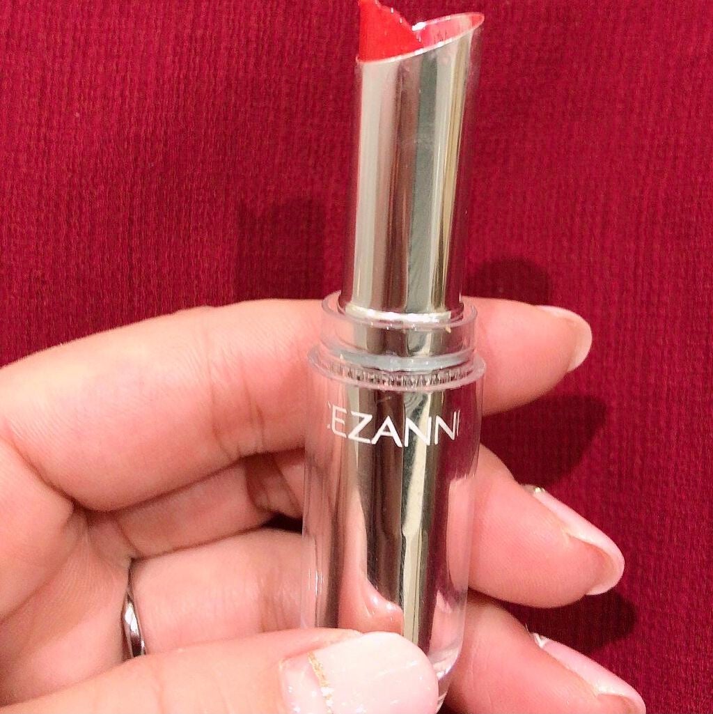すみれ on LIPS 「プチプラ王道👑赤グロスで艶唇💋✨cezanne#lip💄#ラス..」(2枚目)
