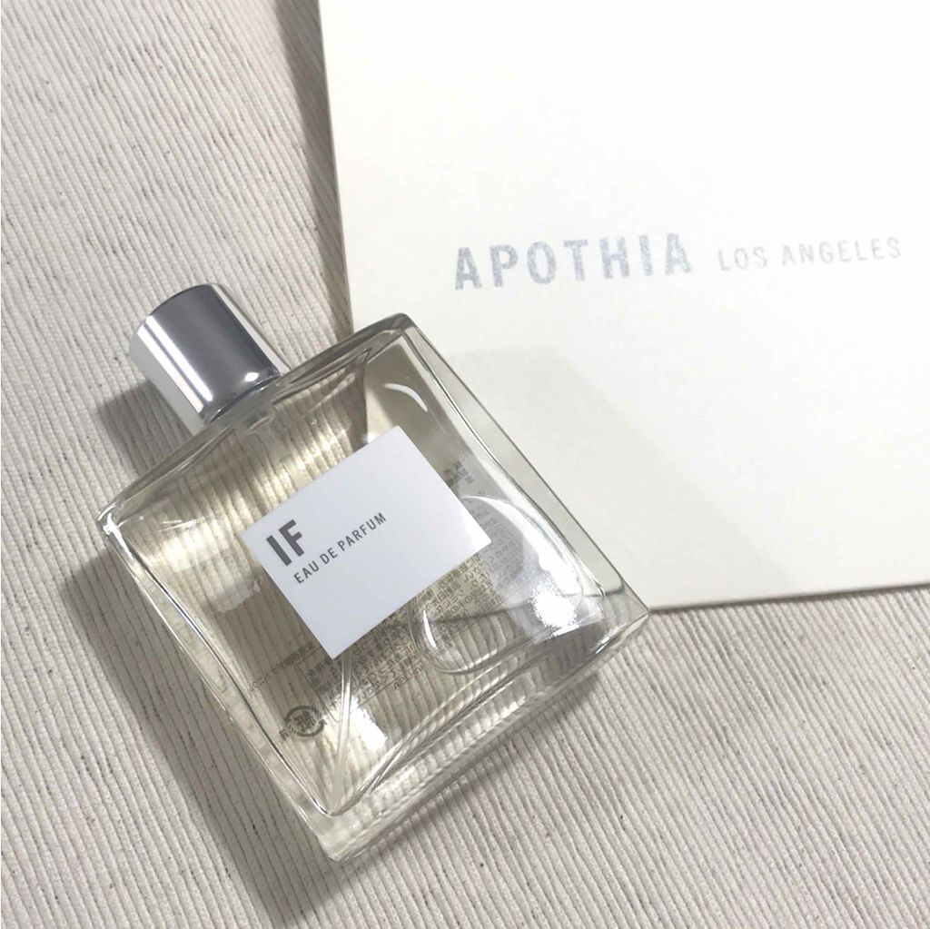 試してみた】IF eau de parfum Apothiaのリアルな口コミ