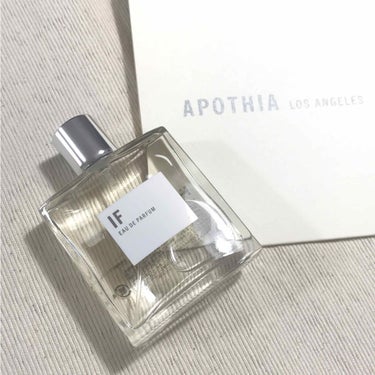 Apothia IF eau de parfumのクチコミ「最高にステキな香りと出会った！

ここ最近、自分に合う香水はないかと、
日本や海外でいろんな所.....」（1枚目）