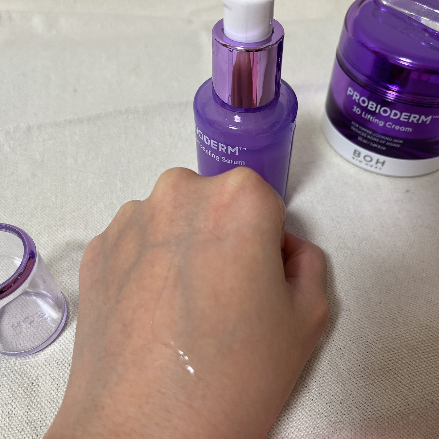 バイオヒールボ プロバイオダーム 3Dリフティングクリーム/BIOHEAL BOH/フェイスクリームを使ったクチコミ(4枚目)