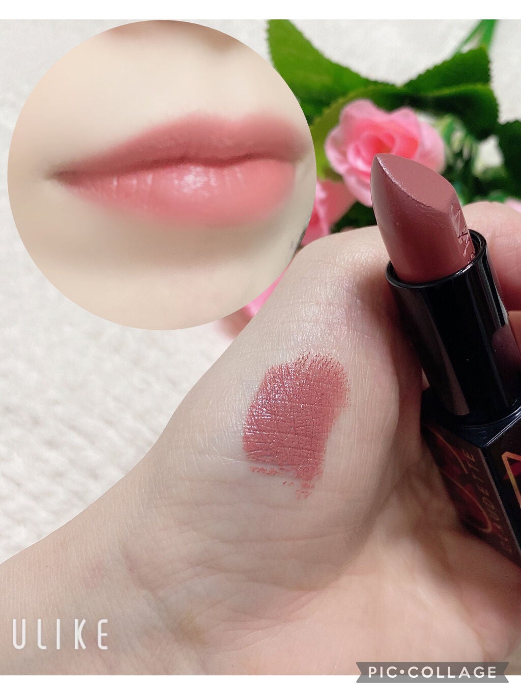 オーディシャス シアーマット リップスティック/NARS/口紅を使ったクチコミ(4枚目)