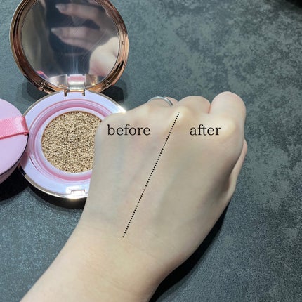 ピンクティーツリーカバークッション/APLIN/クッションファンデーションを使ったクチコミ(3枚目)