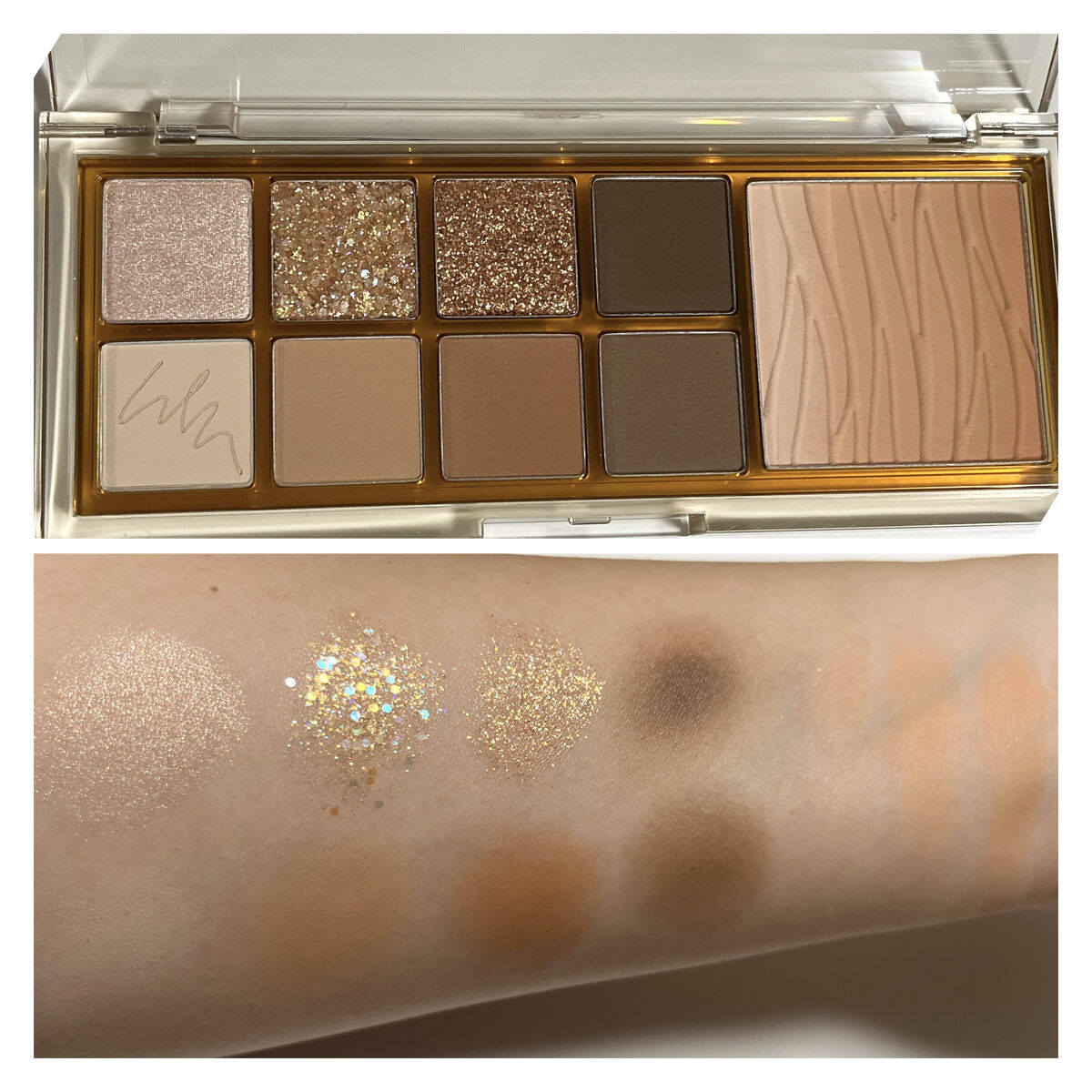 ミックスブラーリングアイパレット/wakemake/マルチパレットを使ったクチコミ（2枚目）