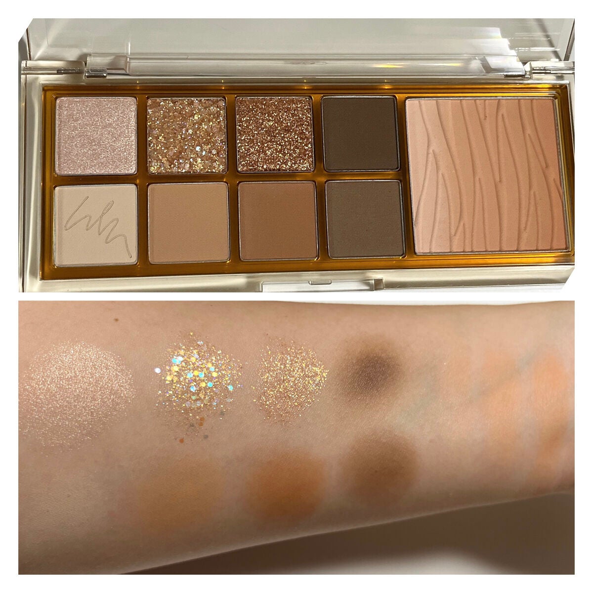 ミックスブラーリングアイパレット/wakemake/マルチパレットを使ったクチコミ(2枚目)