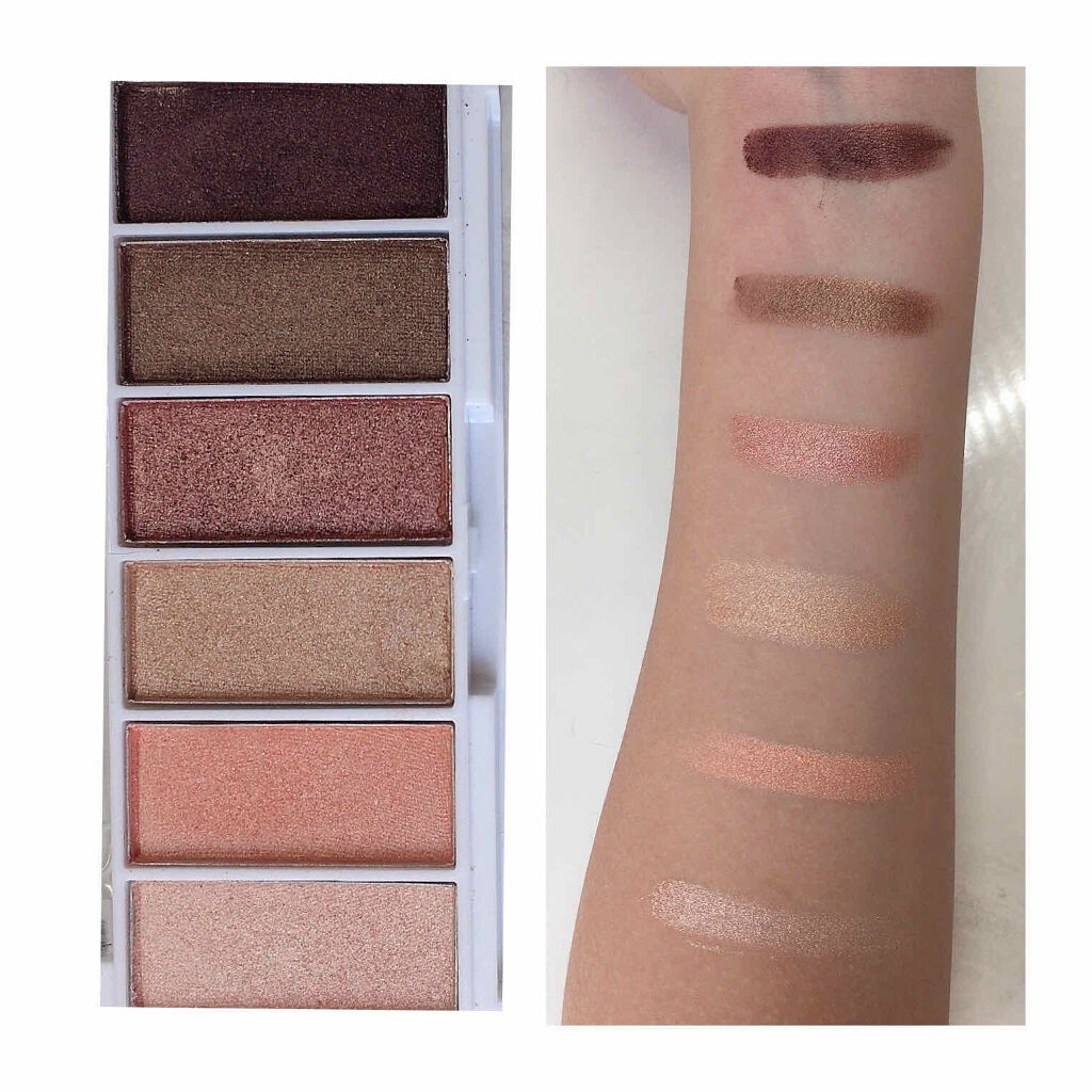 アイカラーパレット06/セリア/アイシャドウパレットを使ったクチコミ（2枚目）