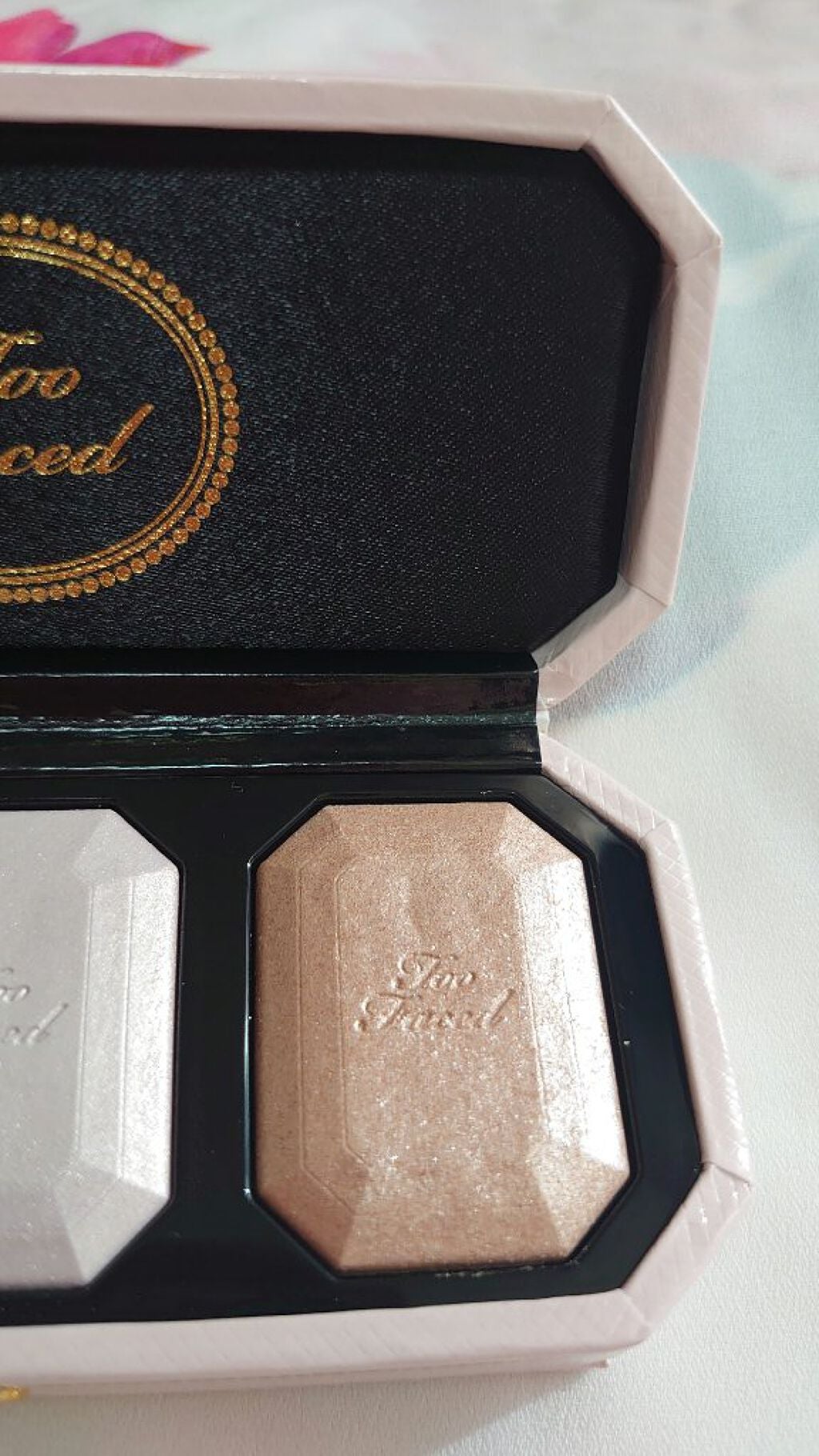 ~ダイヤモンドライト シリーズ~ マルチユース ハイライター トリオ/Too Faced/パウダーハイライトを使ったクチコミ(6枚目)