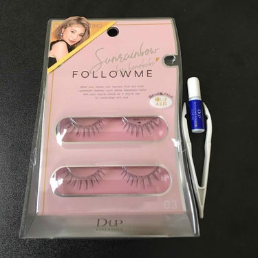 ディーアップアイラッシュ　FOLLOWME 03

LIPSを通して頂きました！
ありがとうございます！！！

03は中央が長めで、優しく見せたい•丸目にしたい方におすすめ。

私はまぶたが重めで目が細