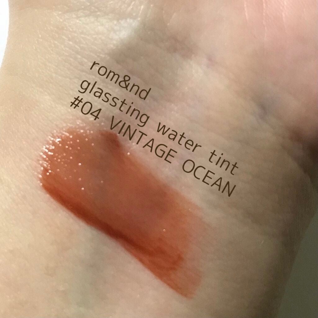 グラスティングウォーターティント/rom&nd/リップティントを使ったクチコミ(3枚目)
