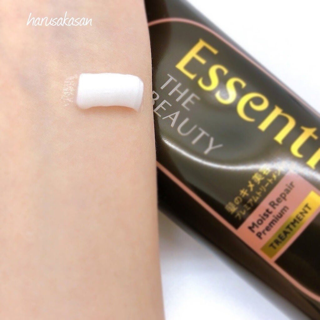 THE BEAUTY 髪のキメ美容プレミアムトリートメント<モイストリペアプレミアム>/エッセンシャル/洗い流すヘアトリートメントを使ったクチコミ(3枚目)