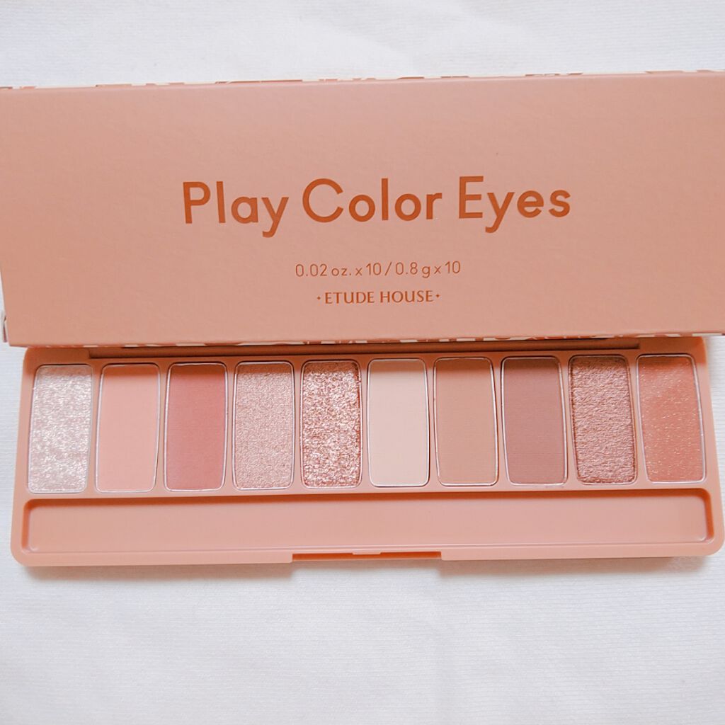 プレイカラー アイシャドウ/ETUDE/アイシャドウパレットを使ったクチコミ（2枚目）