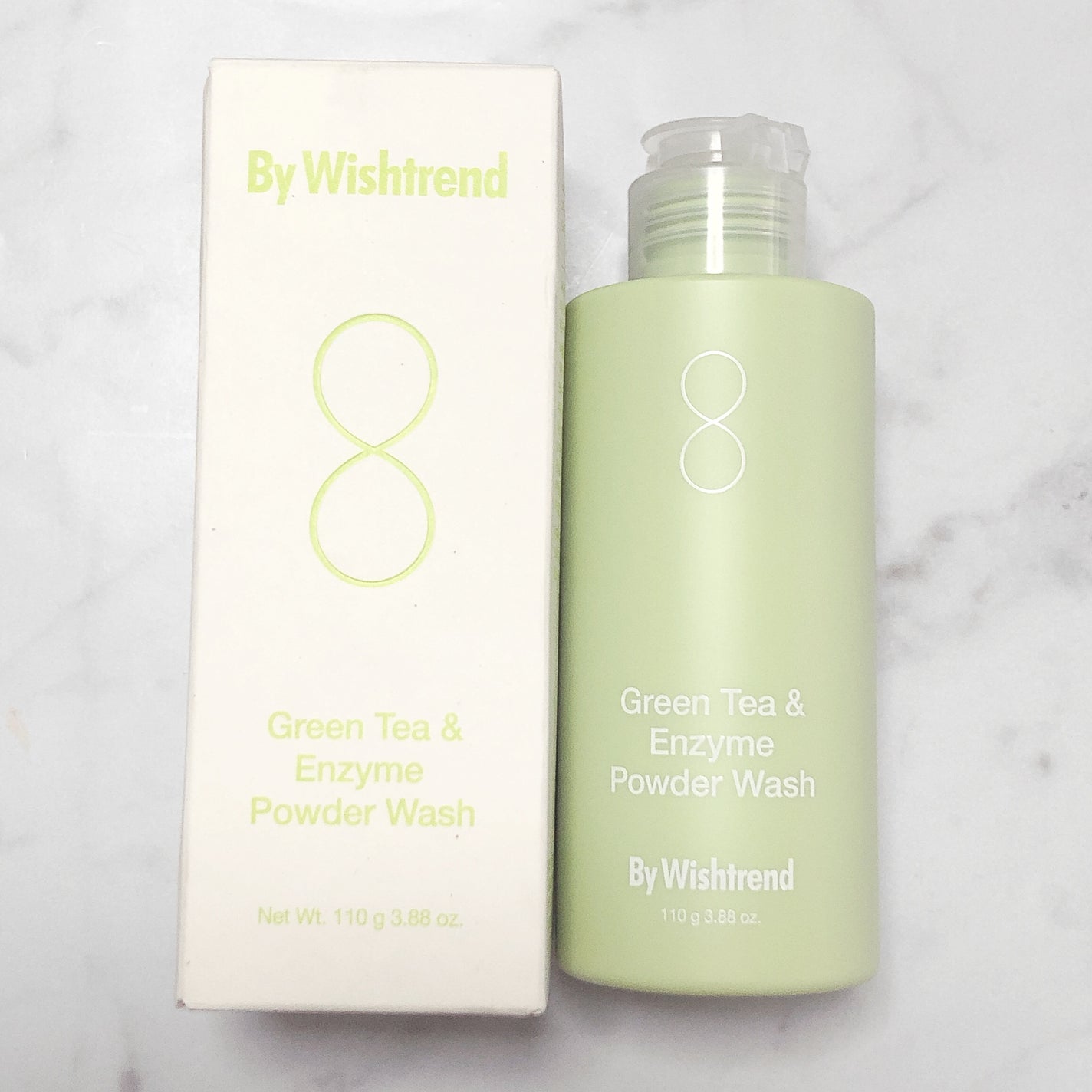 グリーンティー&エンザイムパウダーウォッシュ/By Wishtrend/洗顔パウダーを使ったクチコミ(1枚目)