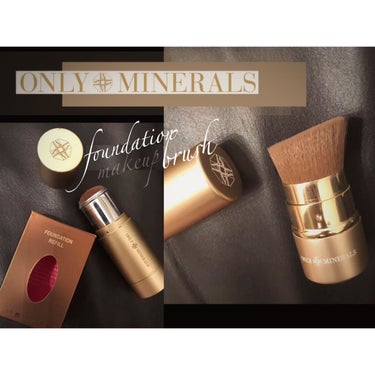 ONLY MINERALS フェイスブラシのクチコミ「ONLY✴︎MINERALS オンリーミネラル
-make brush series-

お肌.....」（1枚目）