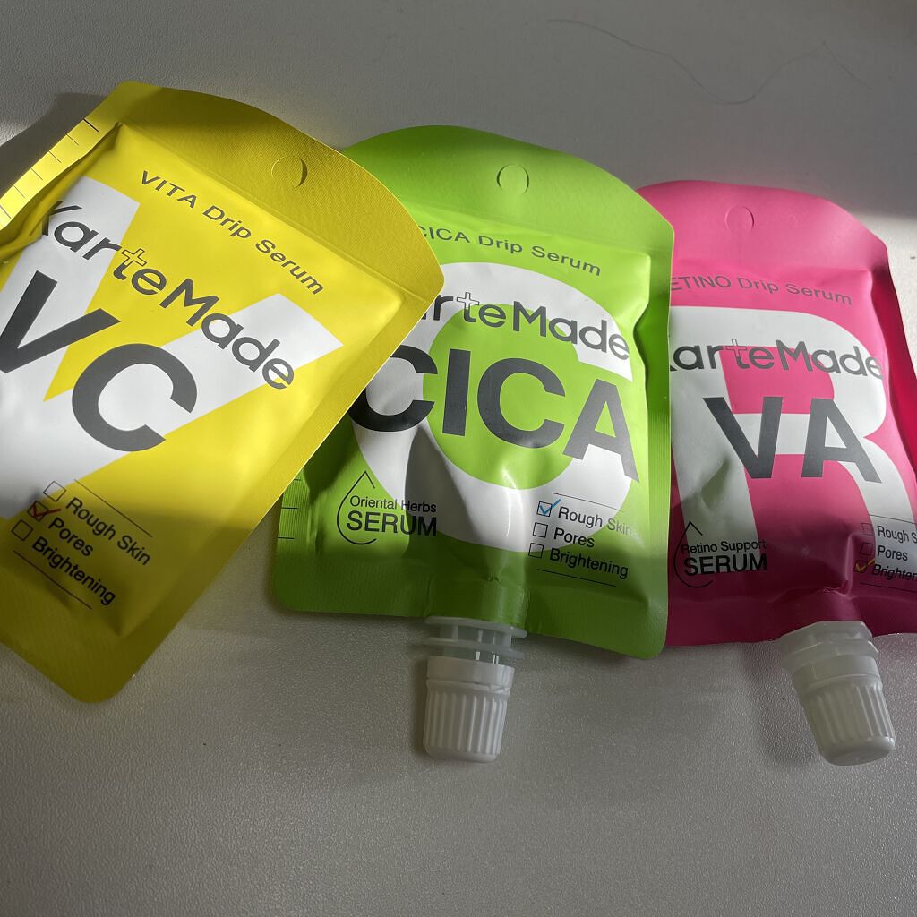 レチノドリップセラム /KarteMade /美容液を使ったクチコミ（2枚目）