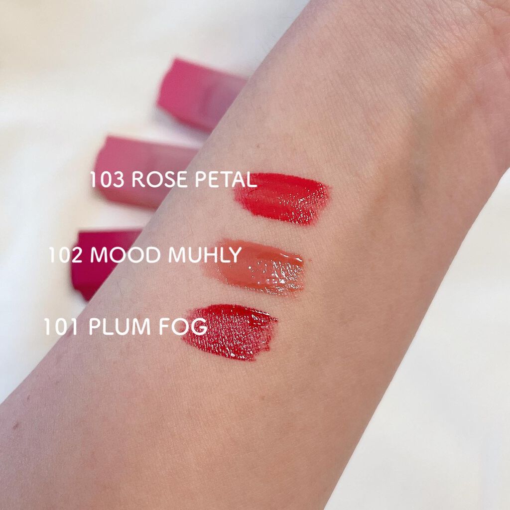 ウォーターベールティント/STONEBRICK/リップティントを使ったクチコミ(2枚目)